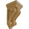 Ekena Millwork 2 1/4"W x 2 1/4"D x 4 1/4"H Devon Traditional Wood Corbel, Alder CORW02X02X04DEAL - alternate 1